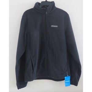 Columbia XM1247 010 Men Sz M Collegiate Navy Mt Grant Fleece Full Zip Jacket